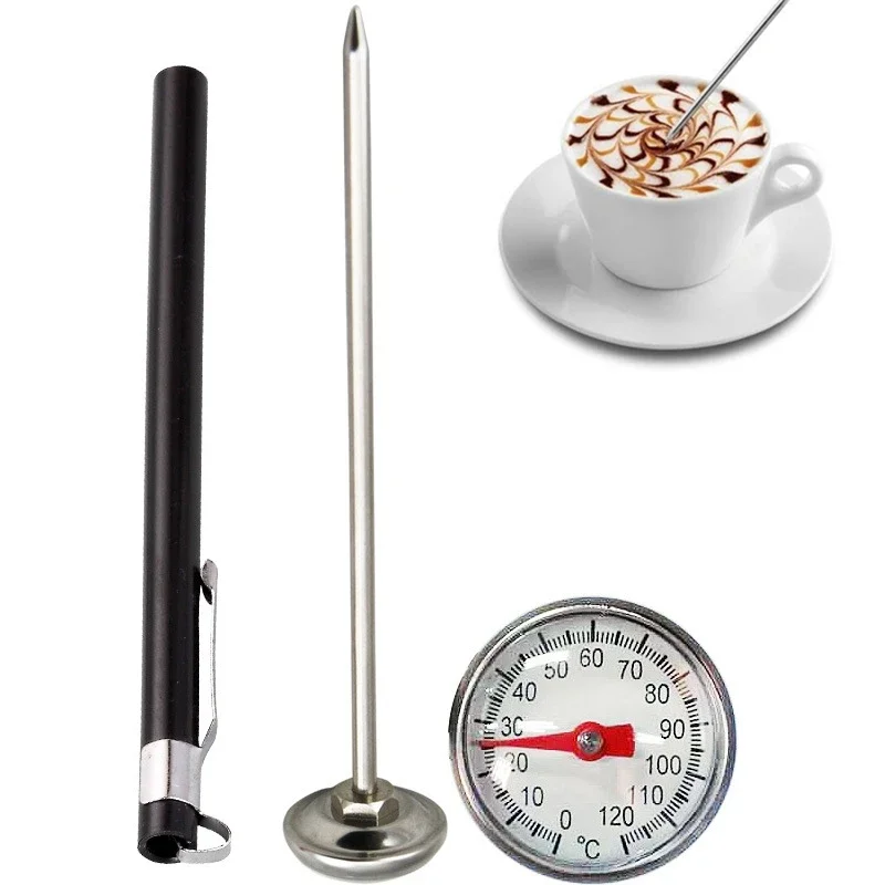 Hot Sale NEW Stainless Steel Probe Thermometer Instant Read Kitchen Food Cooking Milk Coffee Meat BBQ Safely Kitchen Tools