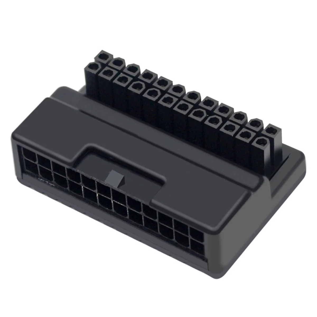 Adaptateur de Prise d'Alimentation PH324 ATX 24 Broches, Résistant à 90, RVB, Connecteur d'Alimentation pour Ordinateur de Bureau, Bricolage, Alimentation A