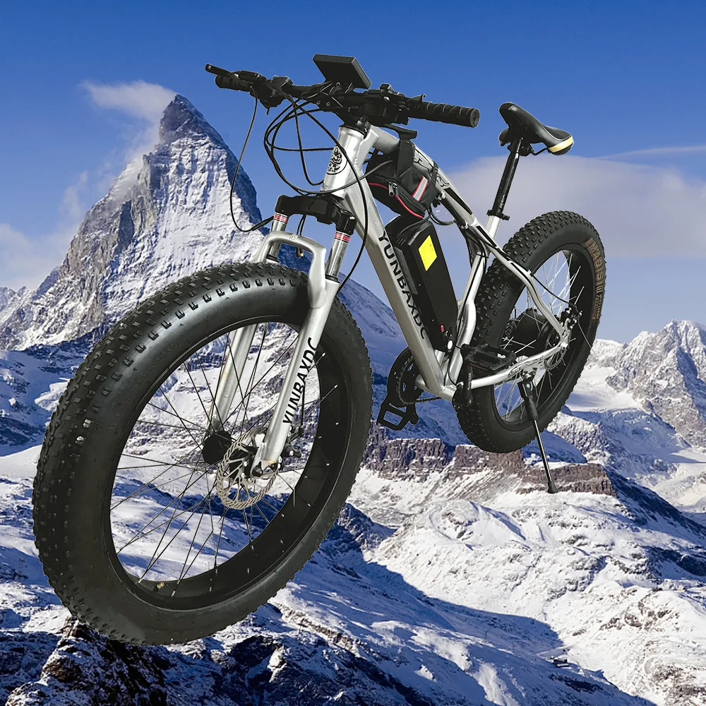 

Fat Tire Snow Bike Modified Power Assist Kit 72V3000W Rear Drive KT-LCD8H Display