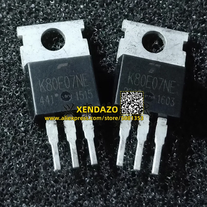 10pcs/lot TK80E07NE K80E07NE 80A 70V TO-220 MOSFET