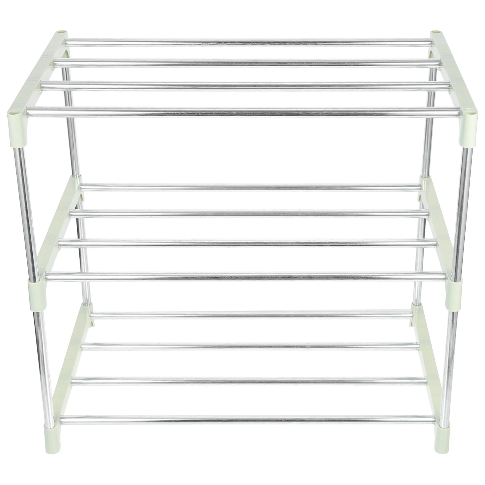 

Shoe Holder Rack 3-layer Shelf Three-layer Shoebox Storage Shoes Multi-layer Stand Organizer Stainless Steel