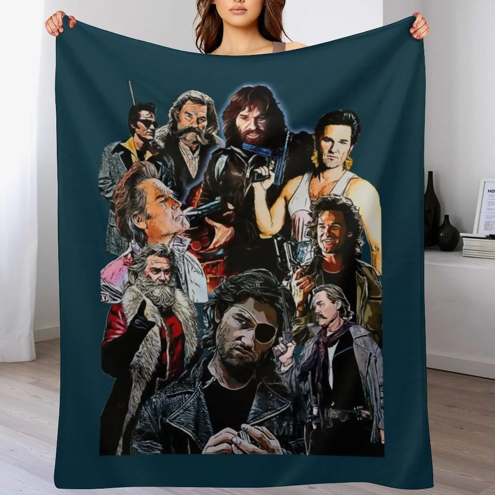 

Kurt russell26 Throw Blanket Plush for winter warm for winter Blankets