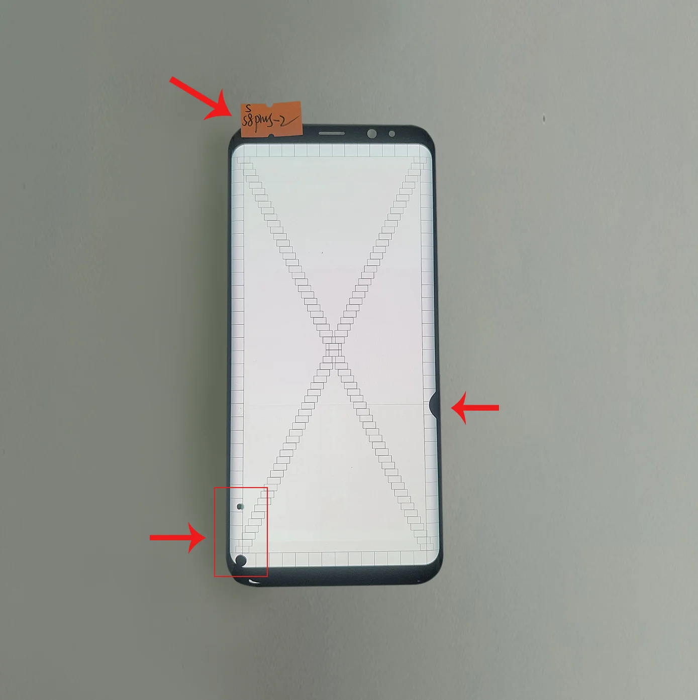 screen has defects suitable for samsung S8 Plus G955F G955U G955W AMOLED touch screen replacement display