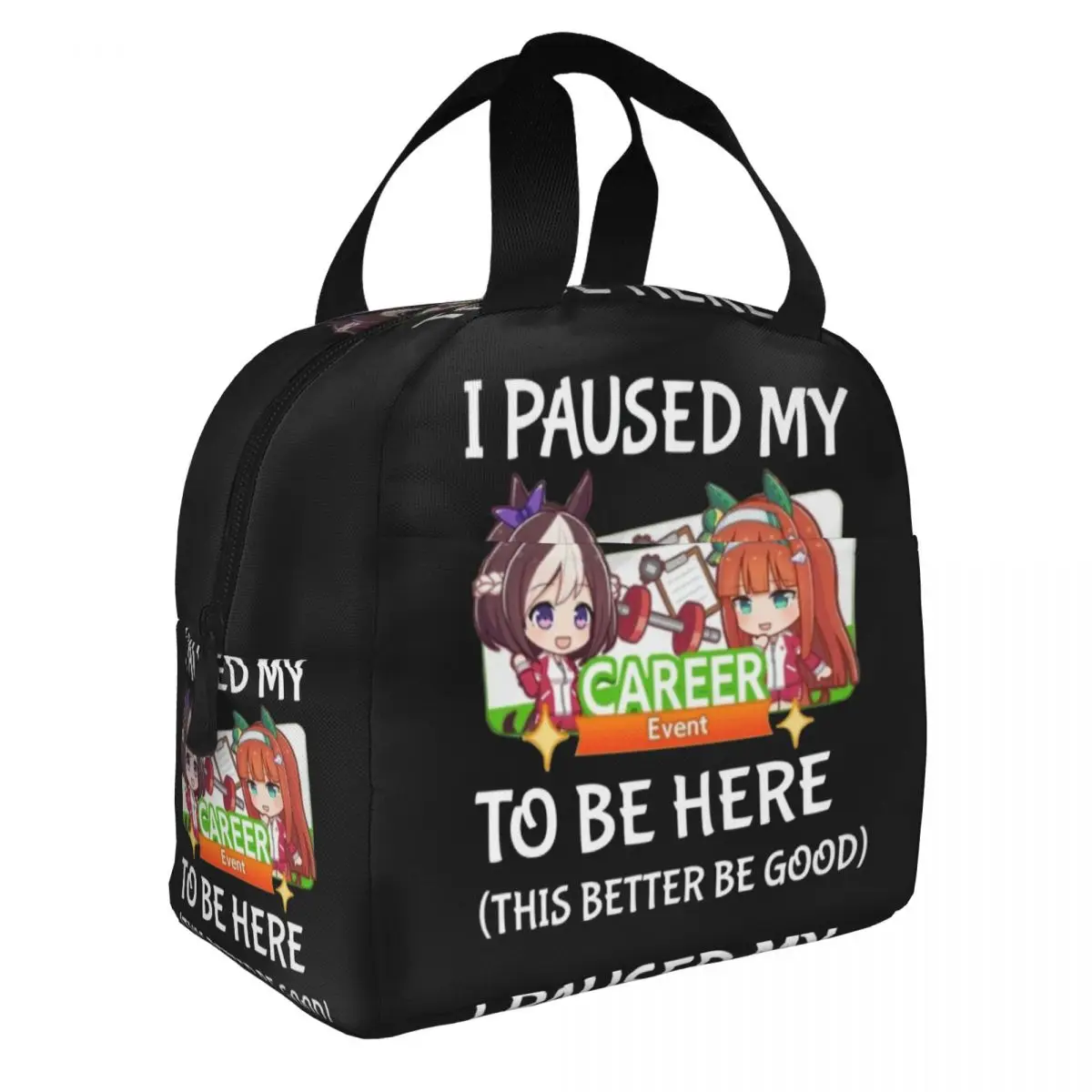 

Я приостановил мою мышцу, карьер, чтобы быть здесь, сумка для обеда, термосумка, многоразовая герметичная сумка-тоут, ланч-бокс, сумки для хранения еды, пляжные путешествия