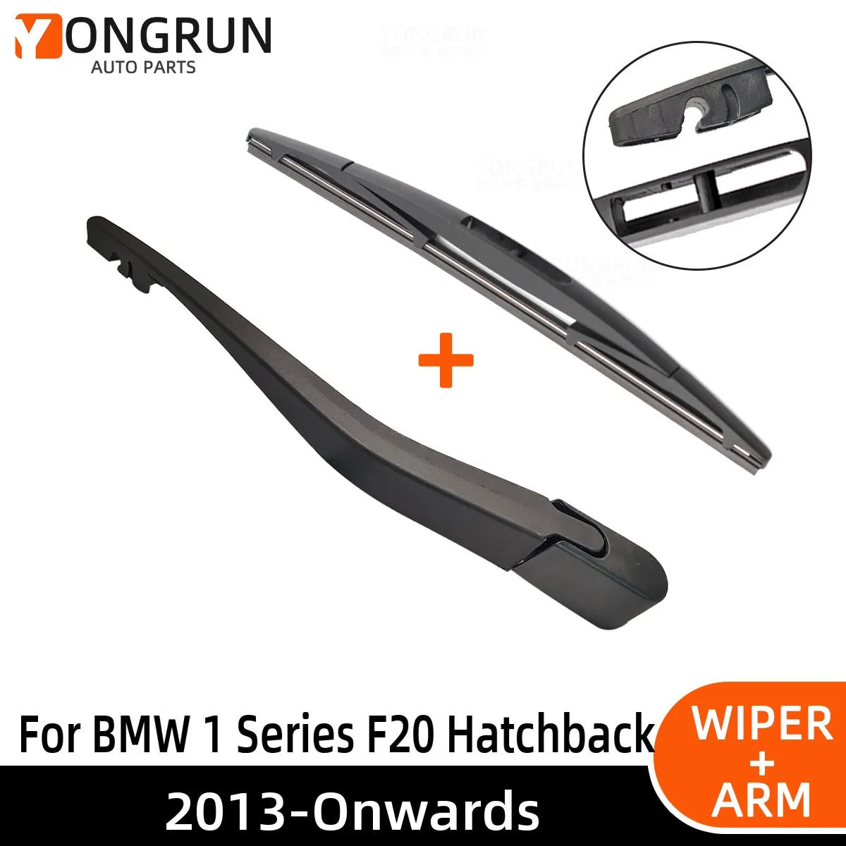 Rear Wiper Blade and Arm For BMW 1 Series F20 Hatchback 2013-Onwards 12