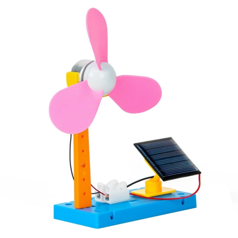 Solar Robot Fan Model Set for Kid Aged 8+, Hands on Science Educational Toy, Building Science Experiment Engineering Set