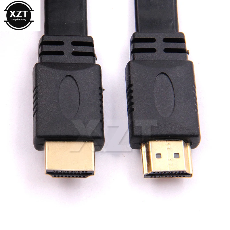 NEW High Quality 30cm Full HD Short HDMI-compatible Cable Support 3D Male to Male Plug Flat Cable Cord for Audio Video HDTV TV