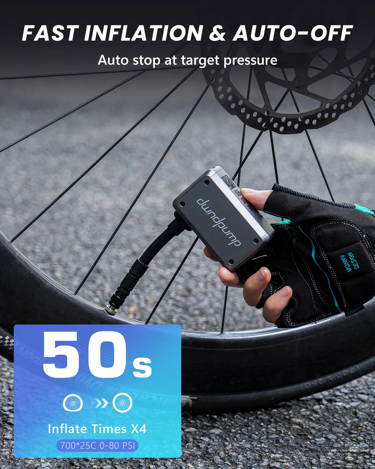 

Электрический велосипедный насос, воздушный насос, перезаряжаемый, 120PSI, беспроводной клапан Schrader Presta, измерительный прибор, аксессуары для велосипедного велосипеда