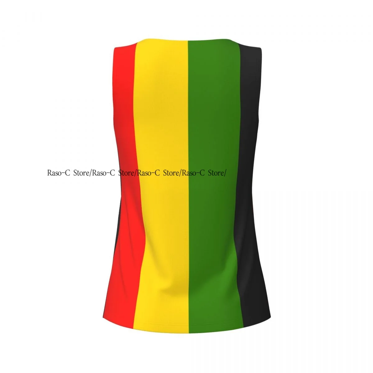 Women's Sleeveless Yoga Tank Top Jamaica Flag Stripe Quick Dry Running Training Sports Vest Fitness Gym Top Workout Yoga Shirts image 5