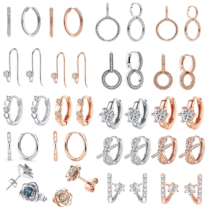 Disney-pendientes de plata de ley 925 auténtica para mujer, aretes de estrella de Mickey Mouse para boda y compromiso, regalo de cumpleaños para