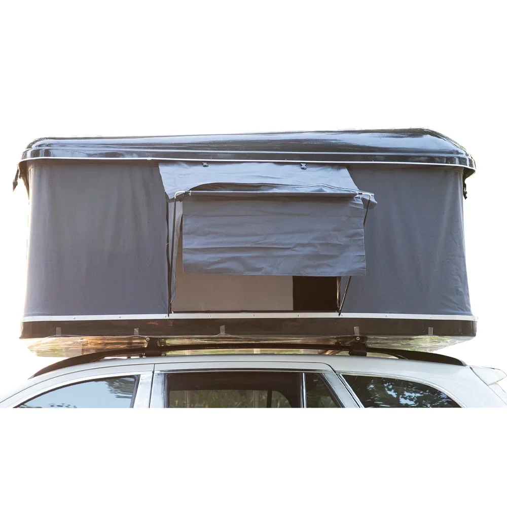 Camping Car Top Auto Tent Roof Top Tent Hard Shell Camper Trailer Rooftop Tent with Rack