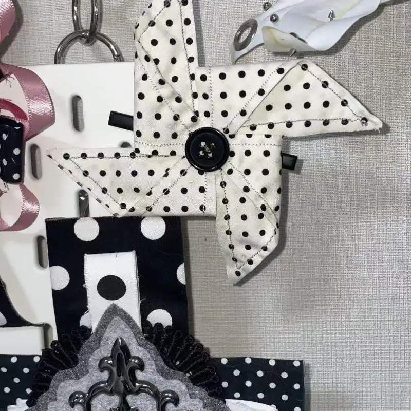 Lustige Haarspange in Form einer Windmühle mit Punktmuster, niedliche Haarspange im Y2K-Stil, kreative Haarspange für den täglichen Gebrauch, Fotoshooting, Haarschmuck für Mädchen – Detail 8