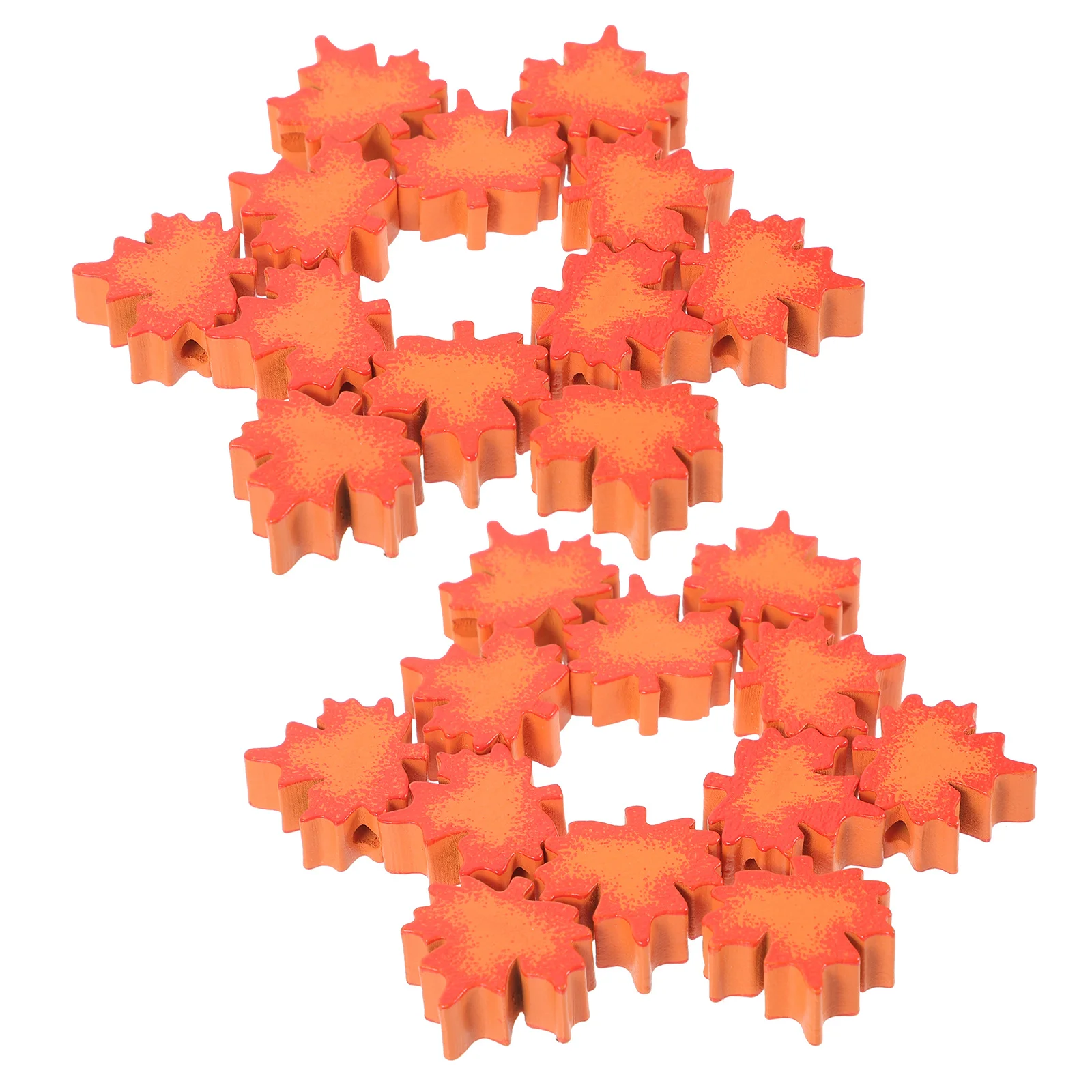 

50Pcs Wood DIY Beads for Crafts Natural Finish Small Wooden Beads with Pre-Drilled Holes Ideal for Stringing Garland and