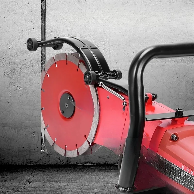 6800W Concrete Wall Slotting Machine Door Window Reconstruction Road Cutting 270mm Circular Saw Wall Cutting Machine