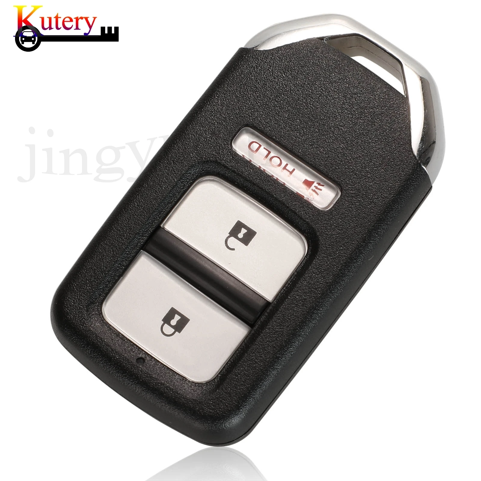 jingyuqin 5PCS/Lot Remote Smart Car Key For Honda Fit Jazz HR-V 2+1 3Buttons 313.8Mhz ID47 PCF7938 Chip 72147-T5A-A01 KR5V1X