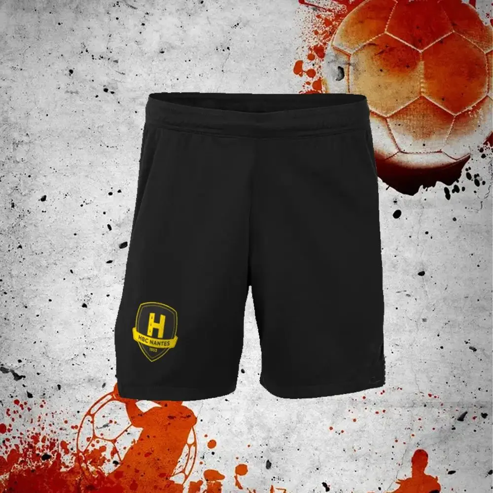 

Мужские шорты для гандбола HBC Нанте 2025-26, спортивная одежда для детей и подростков, оверсайз, тренировочная форма для гандбола, дышащие унисекс-шорты
