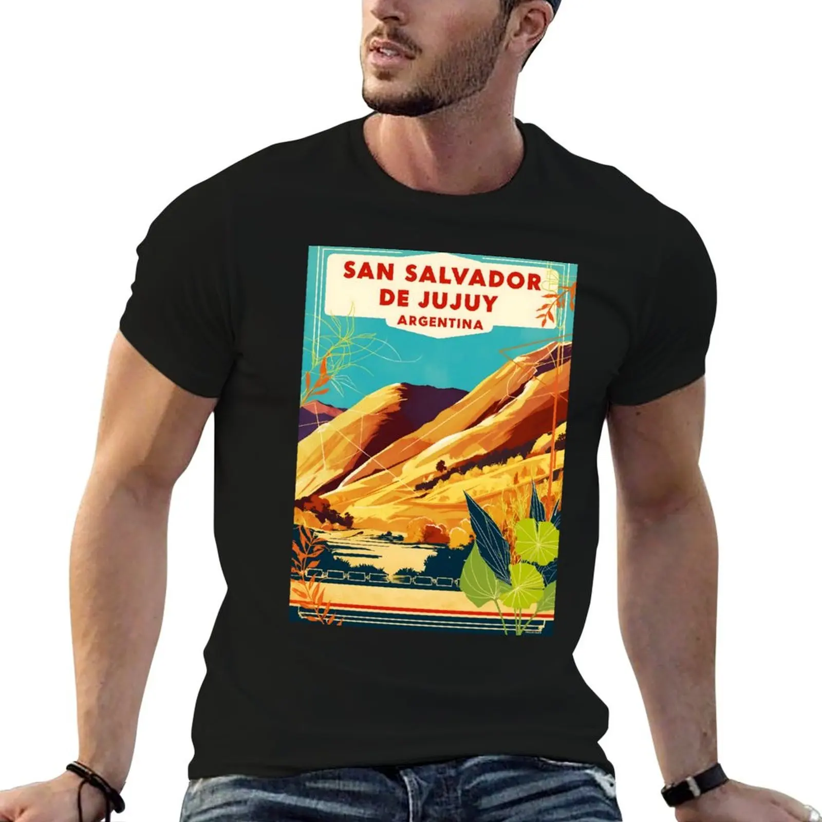 San Salvador de Jujuy Argentina Vintage Travel Tourism T-Shirt luxury clothing labubu T-shirts man men workout shirt