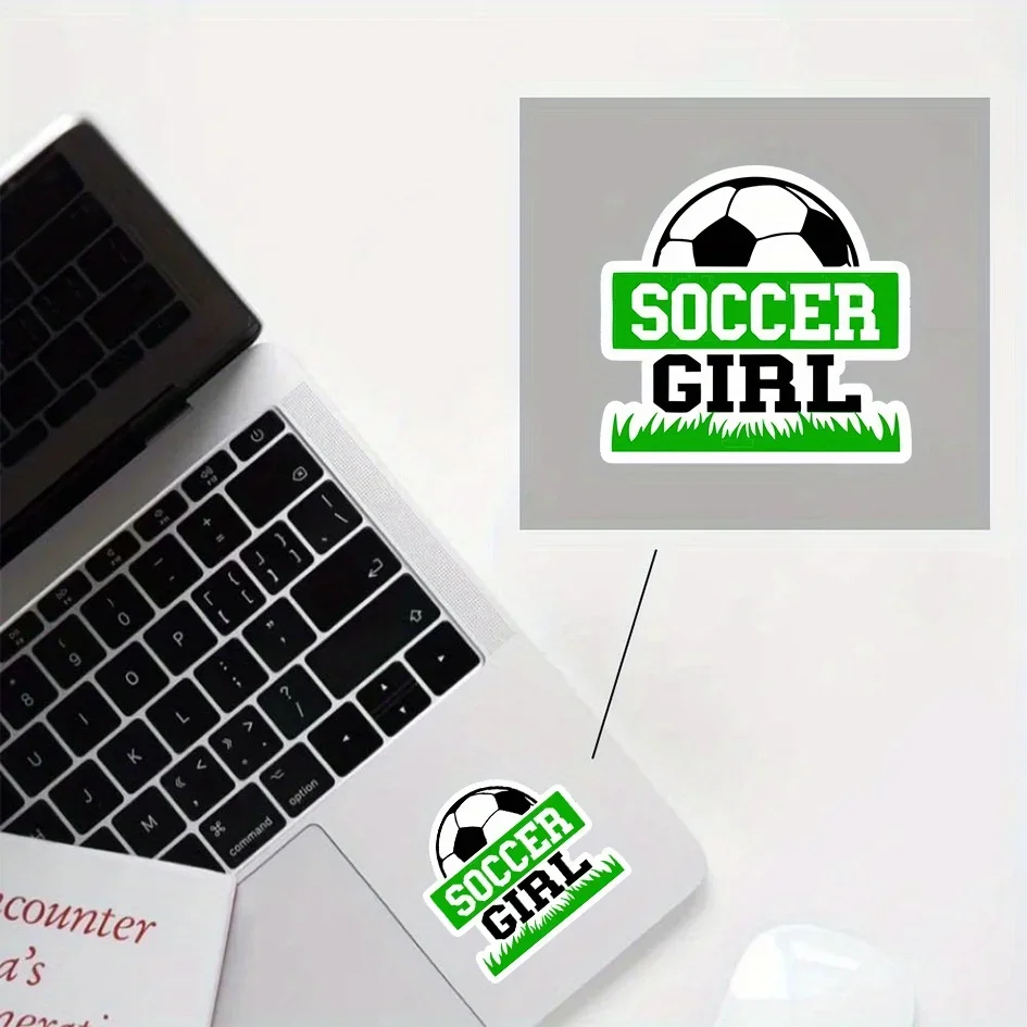 3 ชิ้น/เซ็ตสติกเกอร์ธีมฟุตบอลสุดเท่ห์ “สาวนักฟุตบอล” เหมาะสำหรับแล็ปท็อป ขวดน้ำ สเก็ตบอร์ด เคสโทรศัพท์ และกระเป๋าเดินทาง