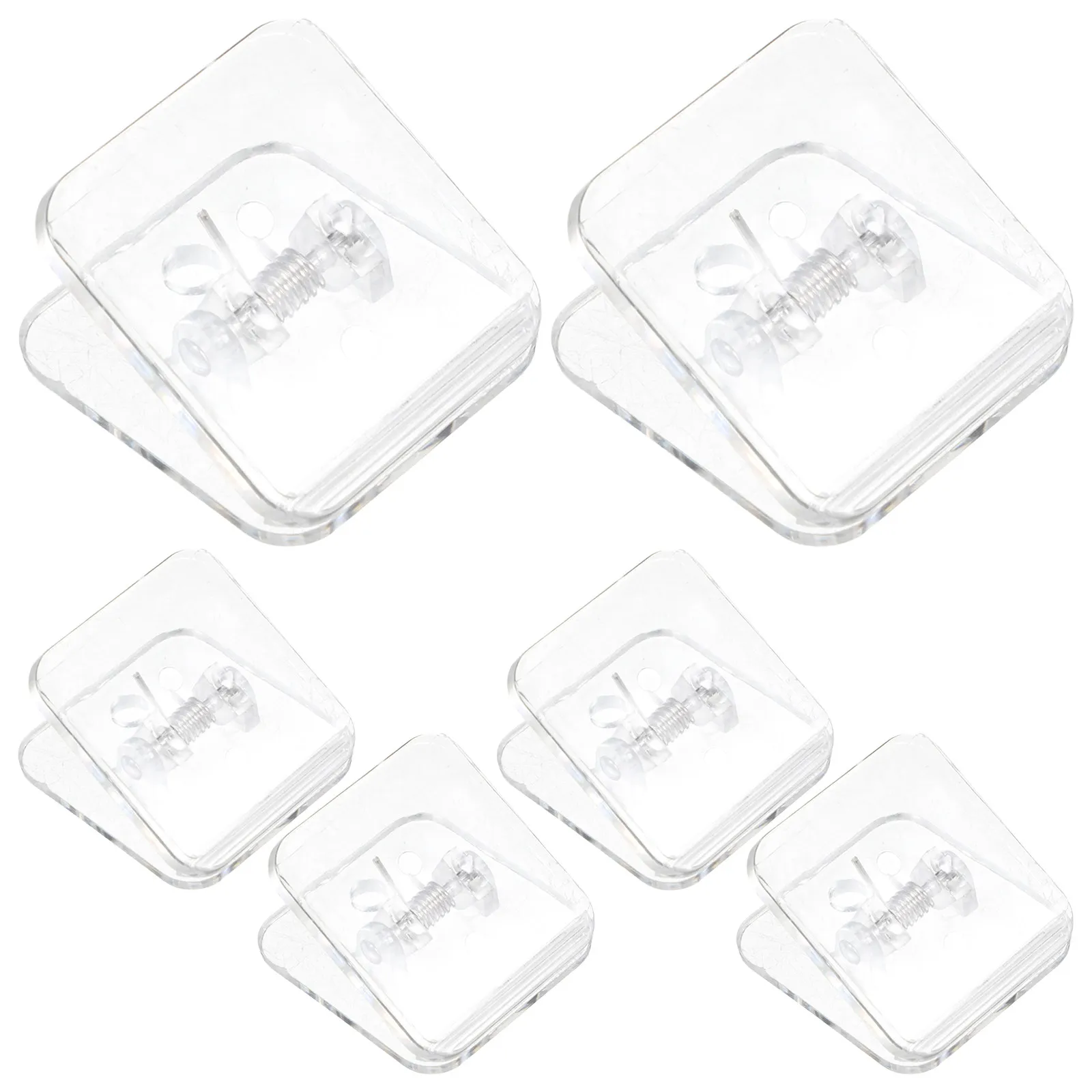 Lot de 6 supports muraux transparents pour tapis de propreté pour chien, clips adhésifs pour l'apprentissage de la propreté des chiens