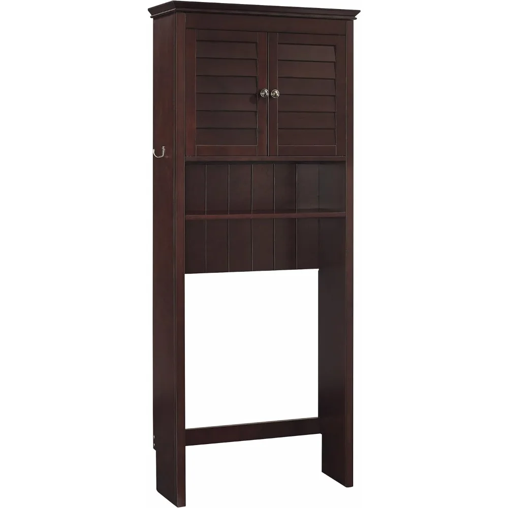 

Storage Cabinet And Bathroom Organizer With Hooks And Shelves,Storage Cabinet