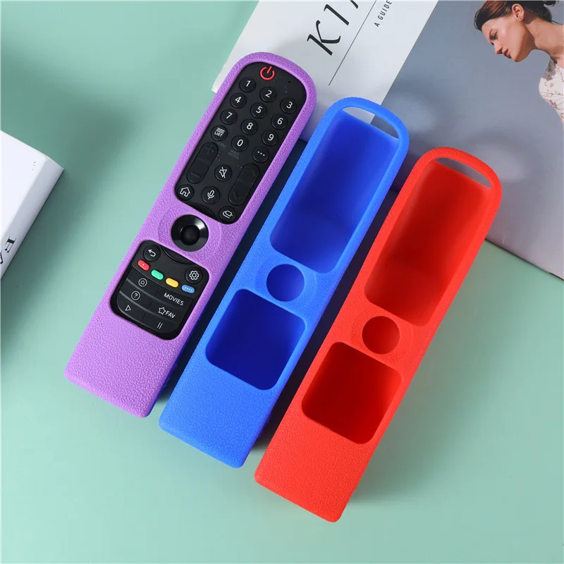 Silicone Remote Control Case for LG MR21GA MR21GC MR22GN MR22GA MR23GN,for LG QNED Smart TV Magic Remote Control Protective Case