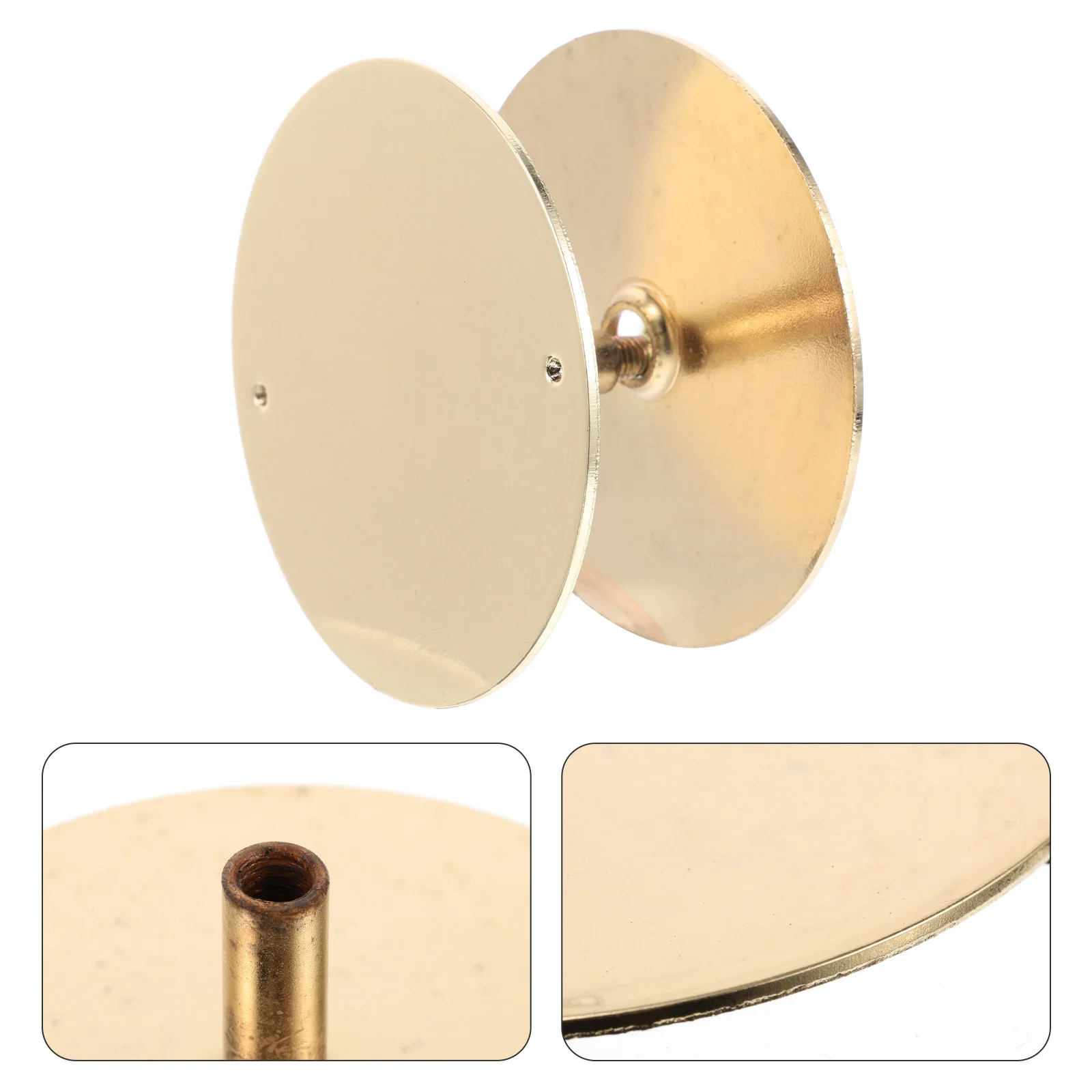 

2 5 8 Electroplated Lock Hole Cover Plate Easy Installation Enhanced Security Screw Included Fits Various Door Lock