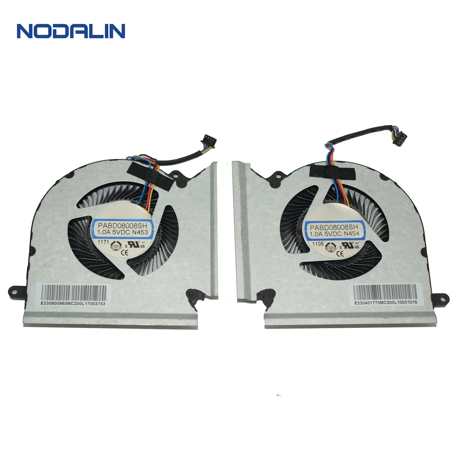 PABD08008SH N453 N454 New For MSI GE66 GP66 MS-1542 CPU GPU COOLING FAN DC5V 1.0A