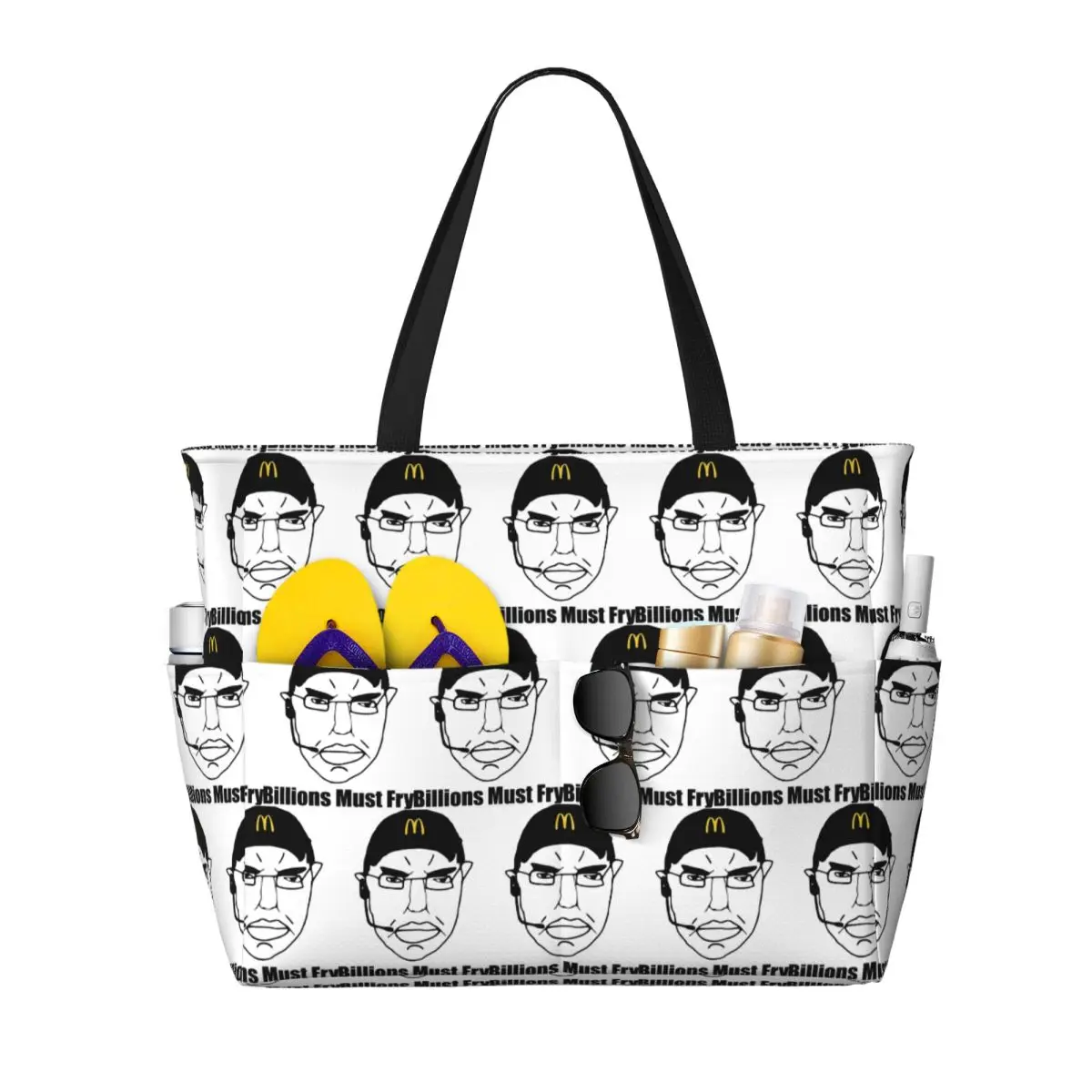 

CHUD Billions Must Fry Пляжная большая сумка Спортивная сумка для занятий йогой в тренажерном зале Большая большая сумка Женская дорожная сумка Сумка для фитнеса