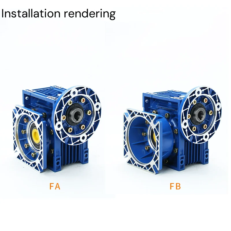 RV verloopstuk uitgangsflens NMRV wormwiel verloopstuk zijverbinding flens verloopstuk accessoires Voor RV30 RV40 RV63 RV75 RV90 RV110