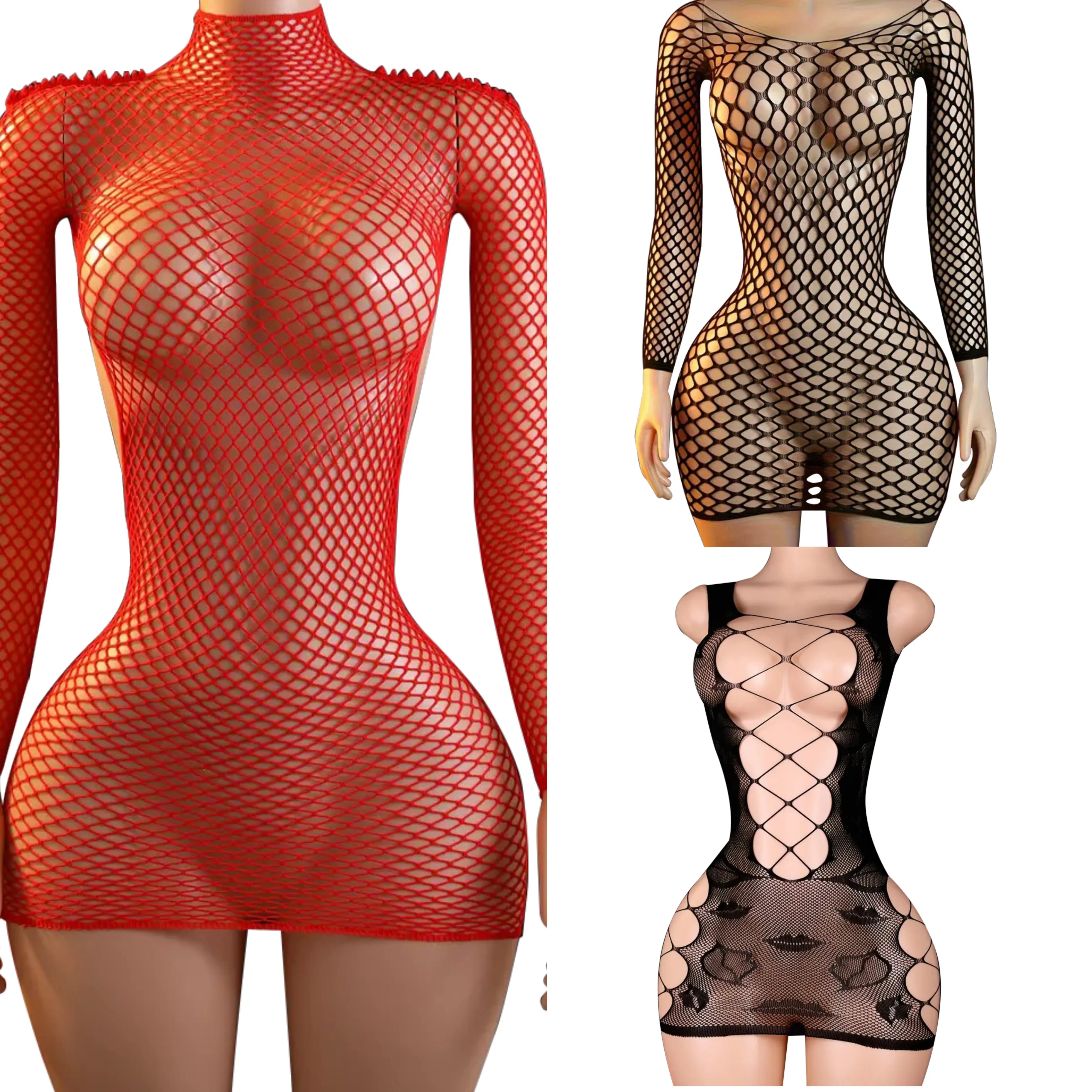 

Сексуальные пижамы, женские ночные сорочки, женские весенние и летние тонкие домашние платья из ледяного шелка, сетчатые ночные рубашки, эротические костюмы, сексуальные боди