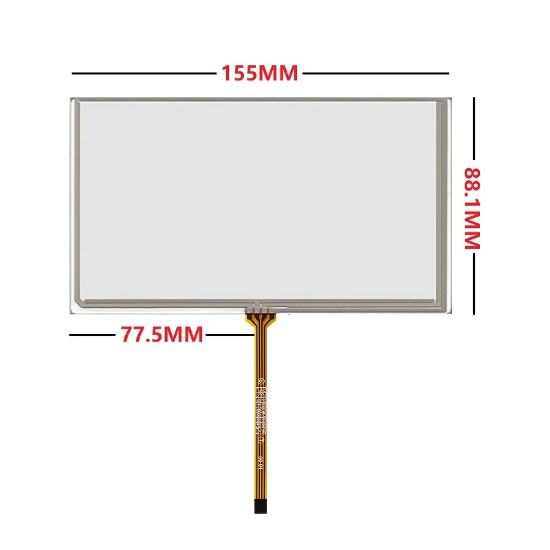 10PCS New Touchpad 6.2 Inch 4-Line 155*88 For HSD062IDW1 A01 TM062RDH03 PW062XS1 AT065TN14 Touch Screen Digitizer Glass 155X88mm