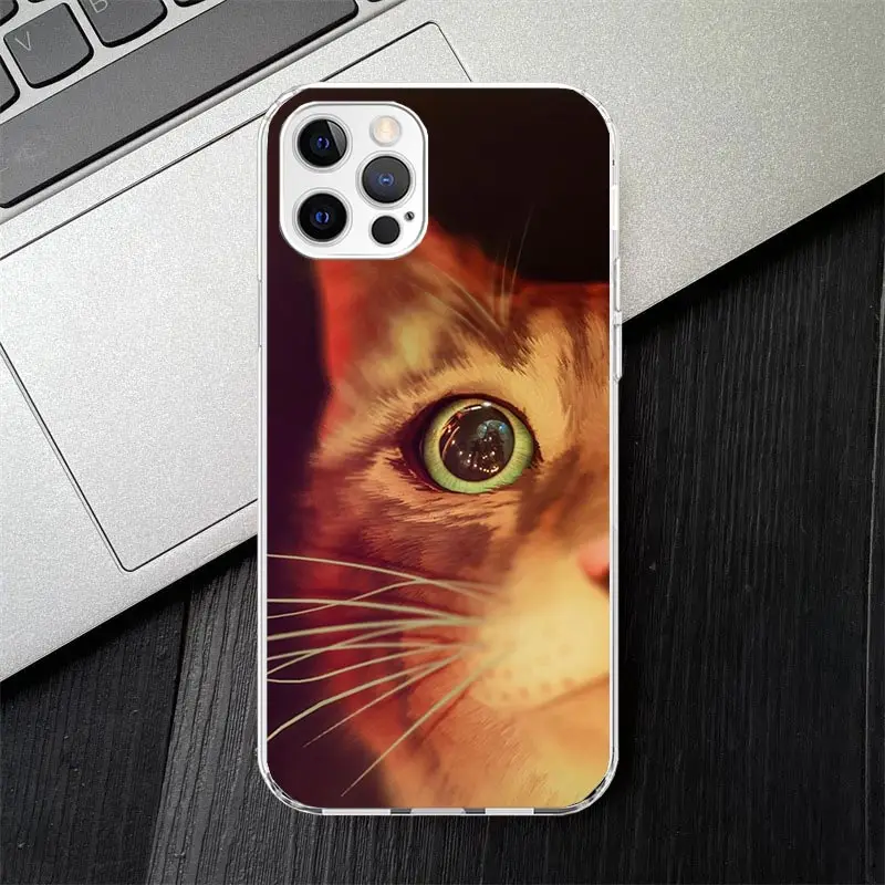 Stray Cat Game Soft Silicone Phone Case For Apple iPhone 11 14 15 16 Pro 12 13 Mini XR X XS Max 7 Plus 8 + Fundas Cover 11 14 15