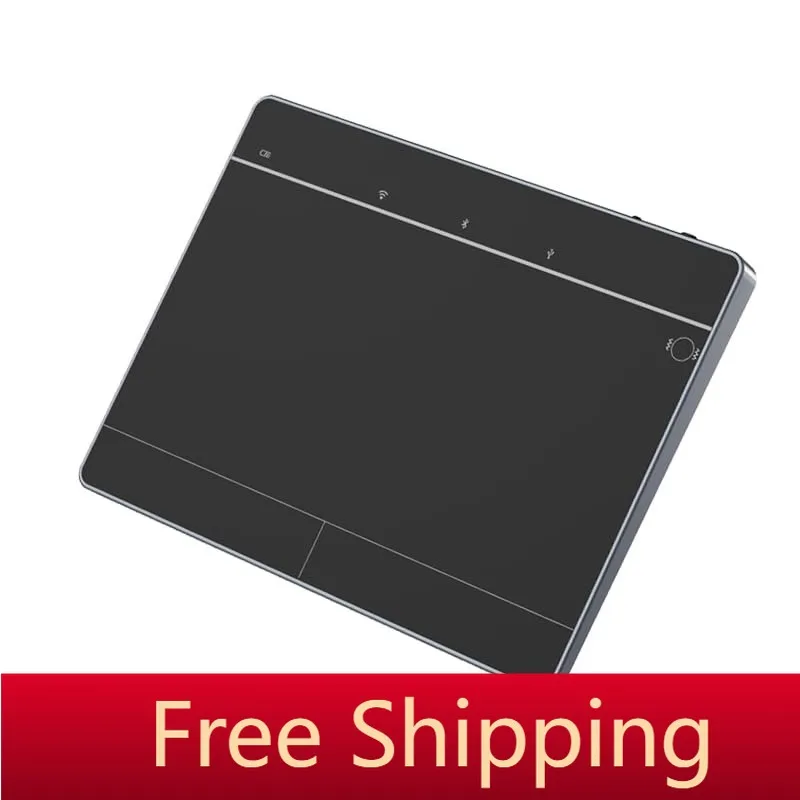 Wired&2.4GWireless&Bluetooth Trackpad for Windows 10/11,Rechargeable Touchpad...