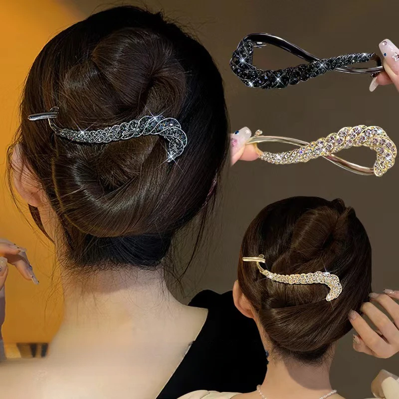 

Fashion Rhinestone Barrettes Irregular Clip Girl Claw Headdress Korean Hairpin Hair Accessories