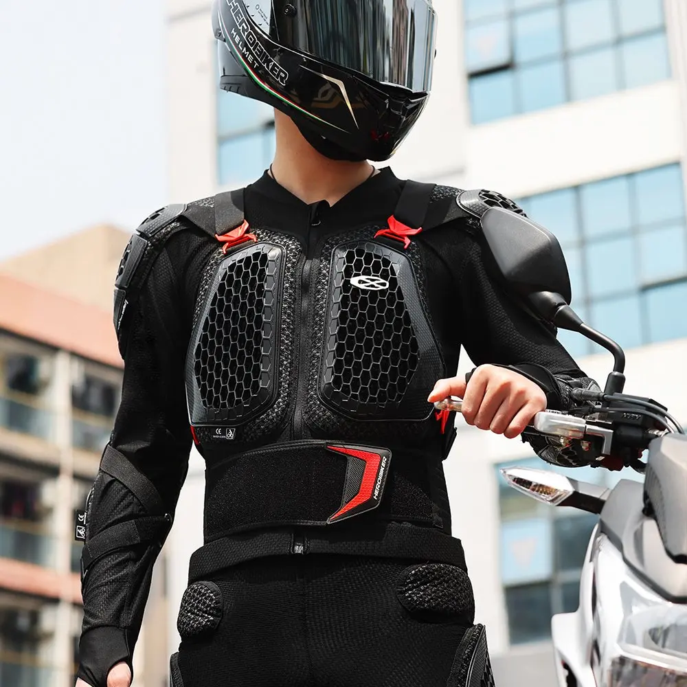 

Сертифицированная CE броня для мотокросса, защитное снаряжение для внедорожного мотоцикла, защита от ударов, подкладка на грудь, мотоциклетная куртка, комплект брюк