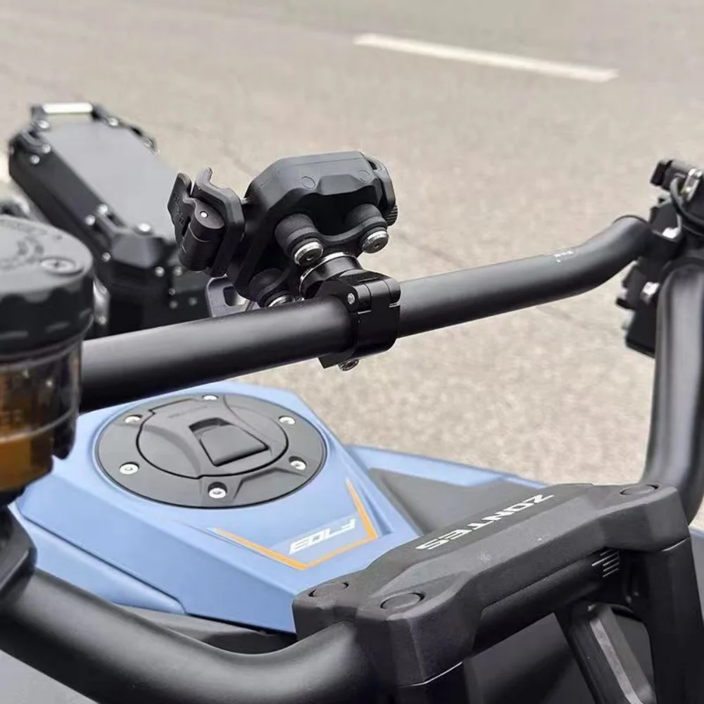 Suitable for ZONTES 703F modified handlebar crossbar motorcycle phone holder head extension bracket navigation bracket