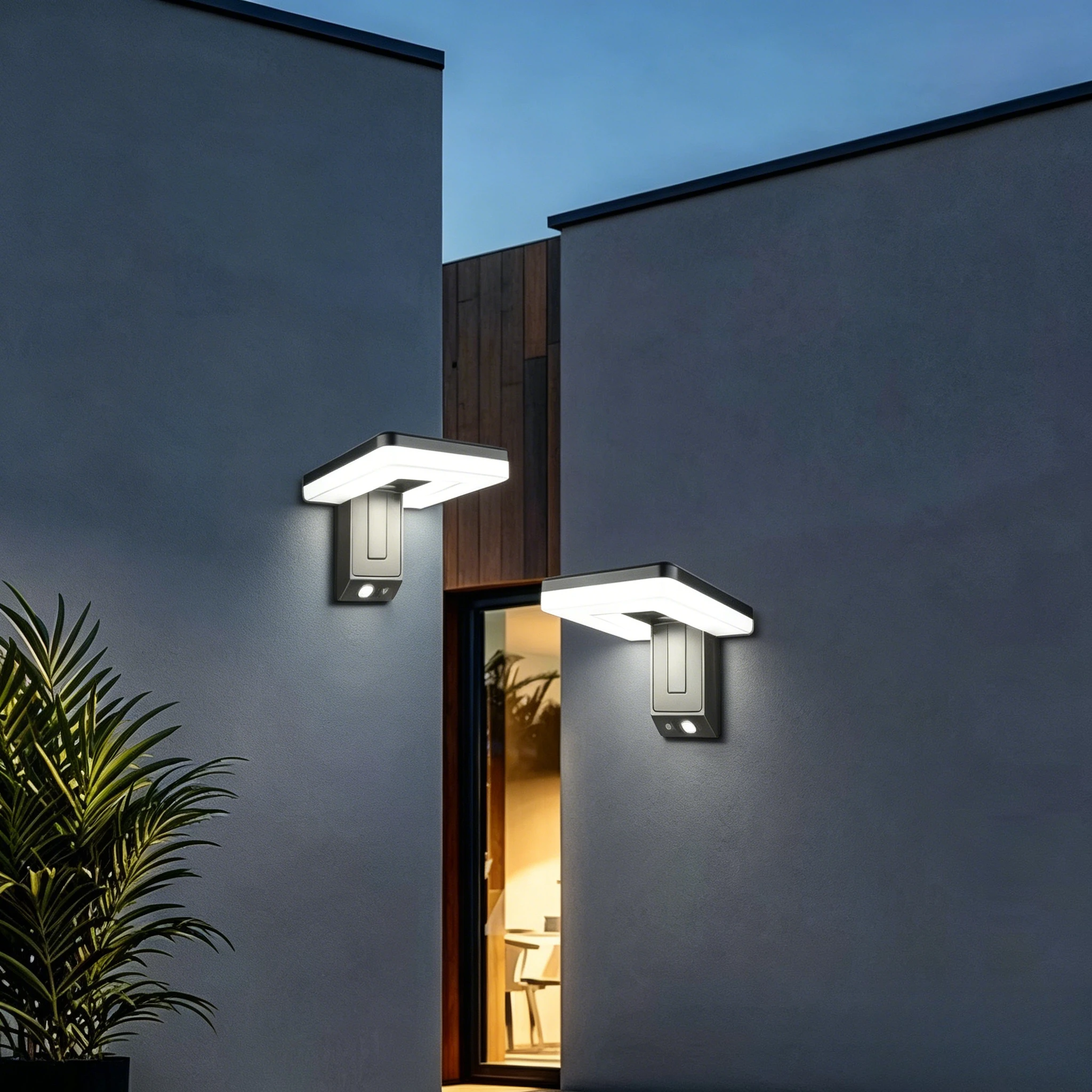 

LED Solar Outdoor Wall Light, 120° Foldable Motion Sensor Super Bright Waterproof Security Lamp for Patio Garden solar light
