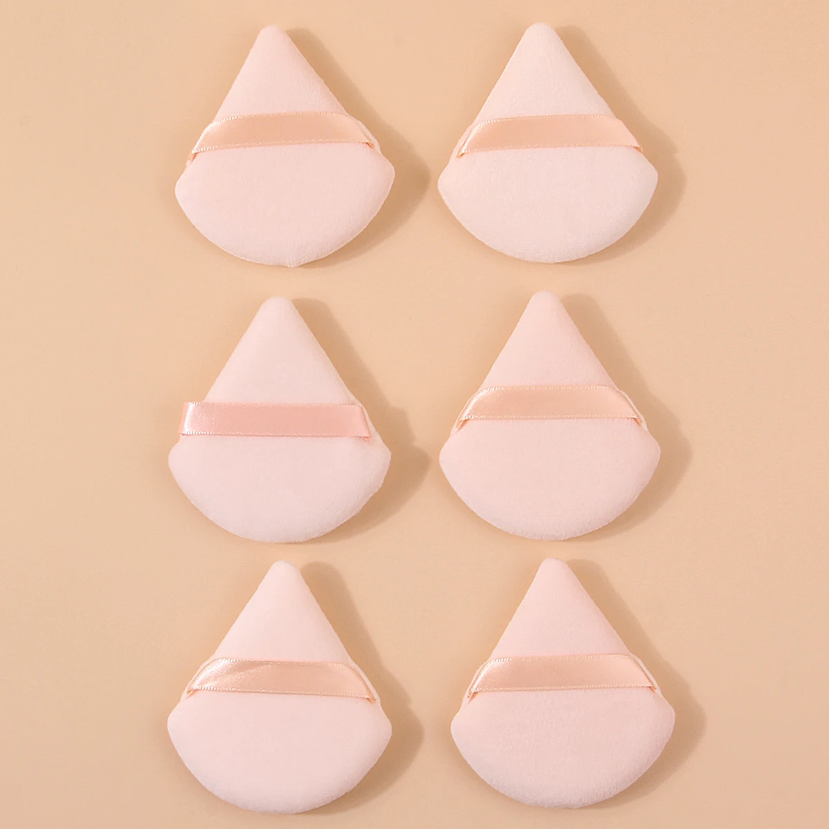 6PCS Best verkochte zachte spons driehoekige poederdons, geschikt voor zowel droog als nat gebruik, niet gemakkelijk te eten, een speciaal make-uptool