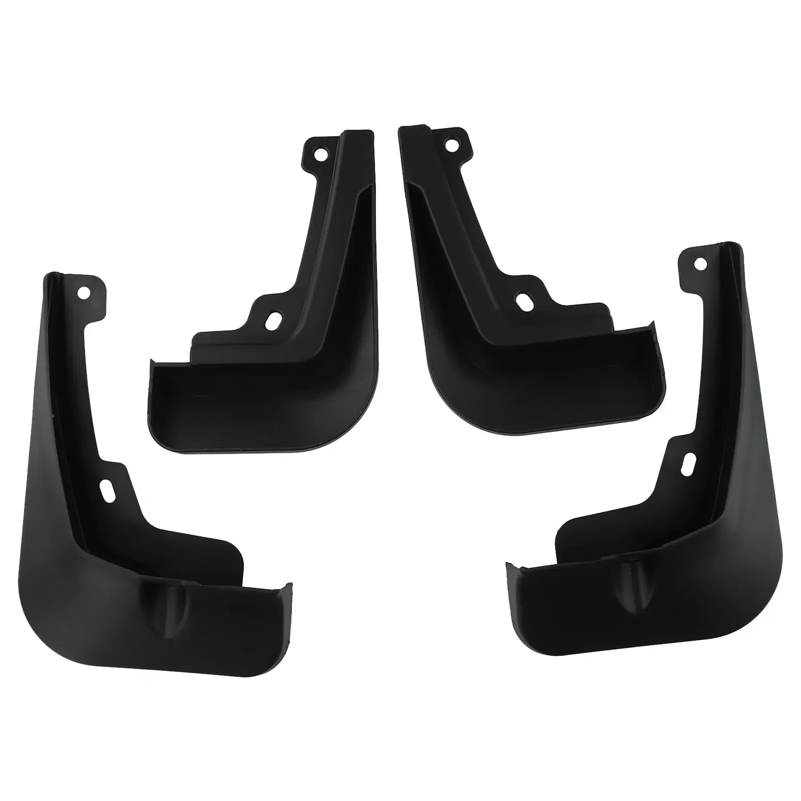 4Pcs Car Splash Guards Fender Set Mud Fl                       Mud Flaps Splash Guards Front Rear Wheels Fender Splash Guards