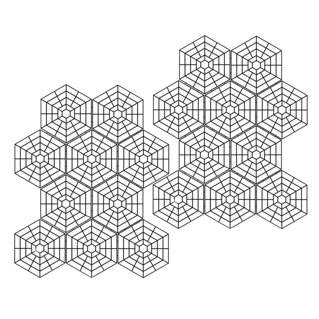 Fish Guard Grid Floating Pond Protector Lightweight Plastic Net Cover for Outdoor Water Feature
