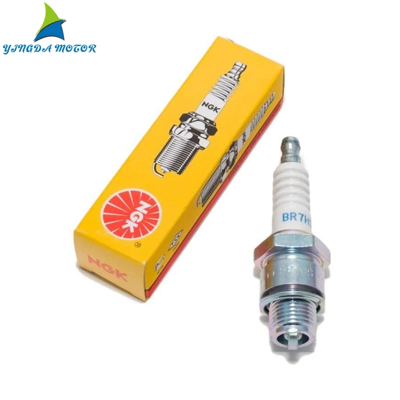 NGK Spark Plug para barco marinho de fora, Yamaha, Suzuki, Tohatsu, mercúrio, B7HS, B8HS, BR7HS-10, BR8HS-10, DCPR7E