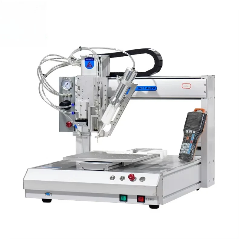 OEM 50ML  1/1 2/1 Automatic Glue Dispenser with Suction Nozzle 220V Two Parts Epoxy Resin Glue with Motor Core Component