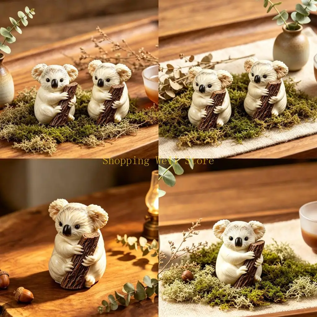 KX4B Hugging Tree Koala Silicone Molds Temperature Resistant For Resin Casting Making Soap Chocolate Home Decoration