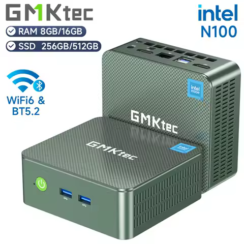 GMKtec G3 Mini PC Intel Alder Lake N100 Windows 11 Pro Mini PC 8/16GB DDR4 256/512GB PCIe M.2 SSD WiFi 6 BT5.2 Desktop Computer