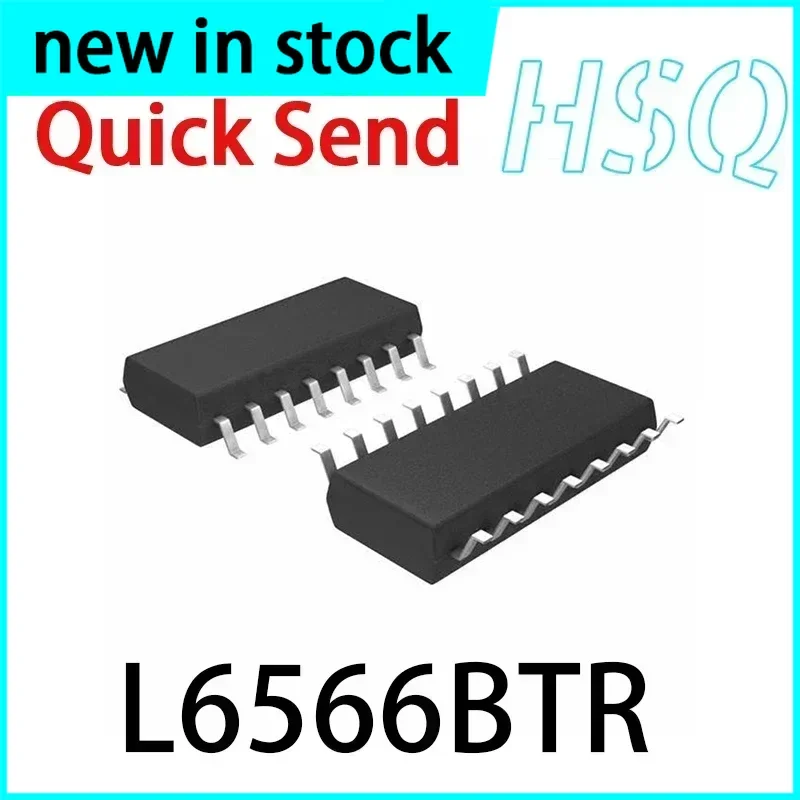 5PCS L6566BTR Screen Printed L6566B Power Management Chip Patch SOP-16 New