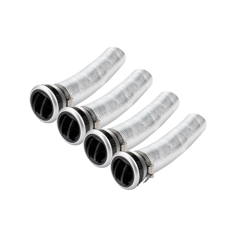 Universal Auto Cold Air Duct Kit Evaporator Pipe Hose Flexible Air Inlet Duct With Air Vent For A/C System