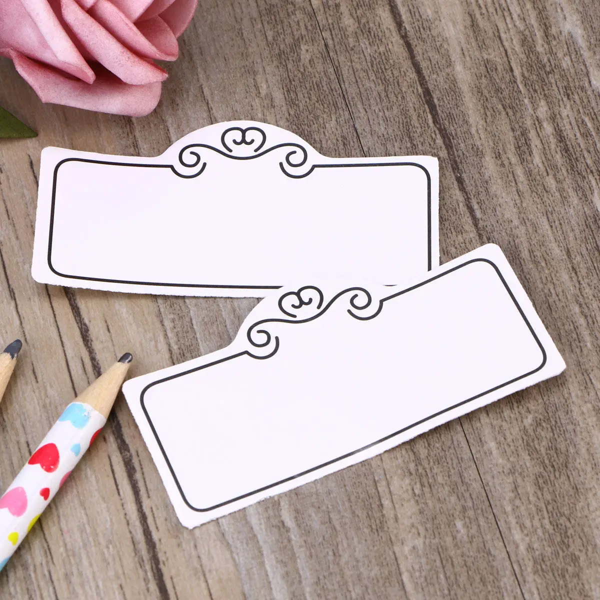 Road Lamp Memo Clip 2Pcs Decorative Desktop Photo Note Holder for Office Wedding Restaurant Table Decor