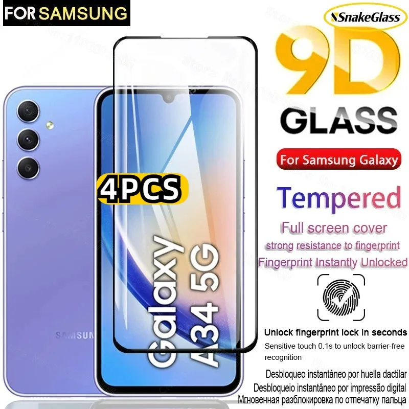 

HD Tempered Glass For Samsung Galaxy A57 A37 A56 A55 A53 A52 A51 A54 A14 A34 A53 A33 A13 A52 M17e M17 F70e F07 Screen Protector