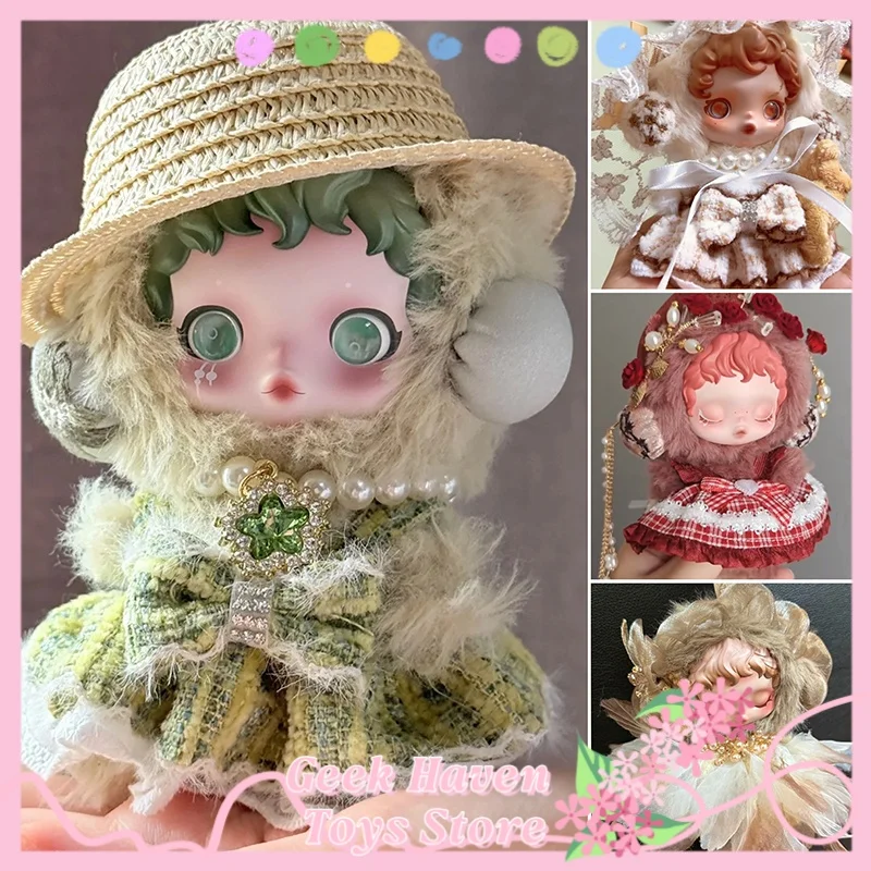 

Poppenkleertjes Sp Licht Weven Tuin Serie Doll Cloth Voor Kleding Pluche Pop Prinses Jurk Ketting Set Pop Doll Accessoires