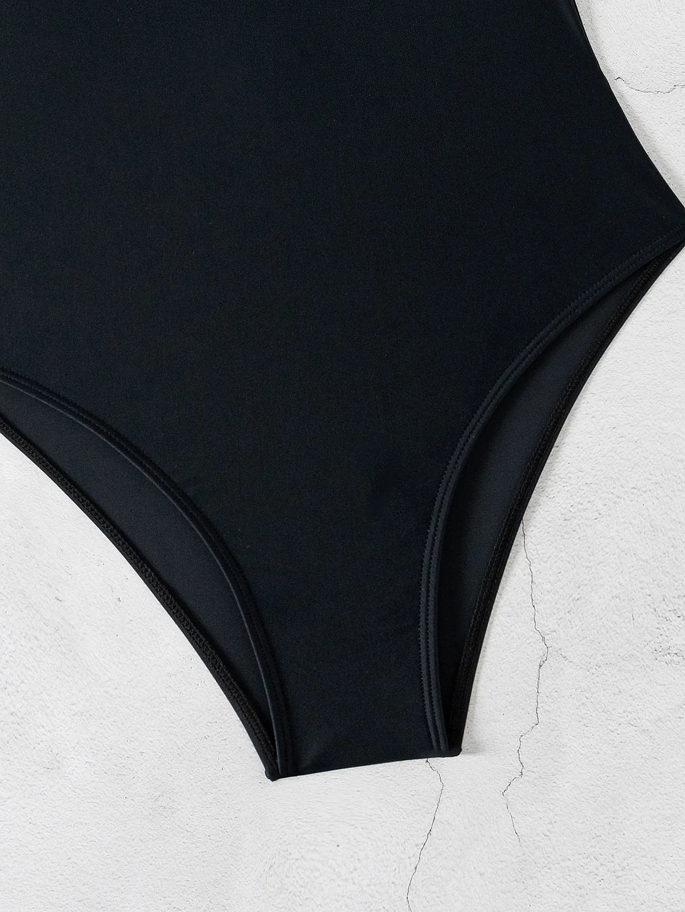 Maiô feminino de uma peça estilo coreano maiô separado biquinis 2025 mulher preto praia beachwear
